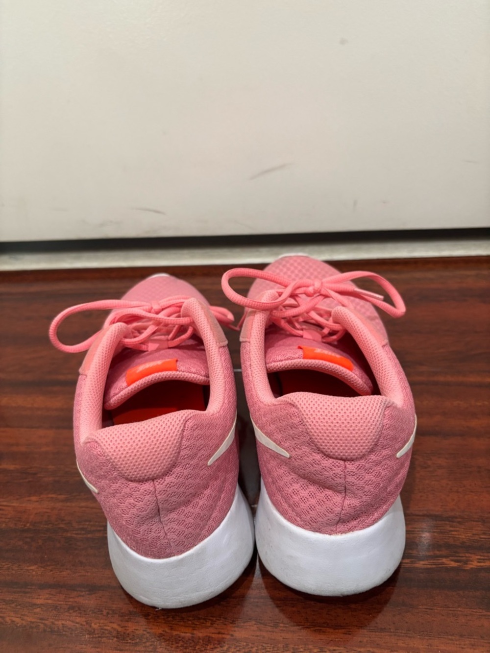 Nike Women's Pink Mesh Lace-Up Sneakers - Picture 4 of 7